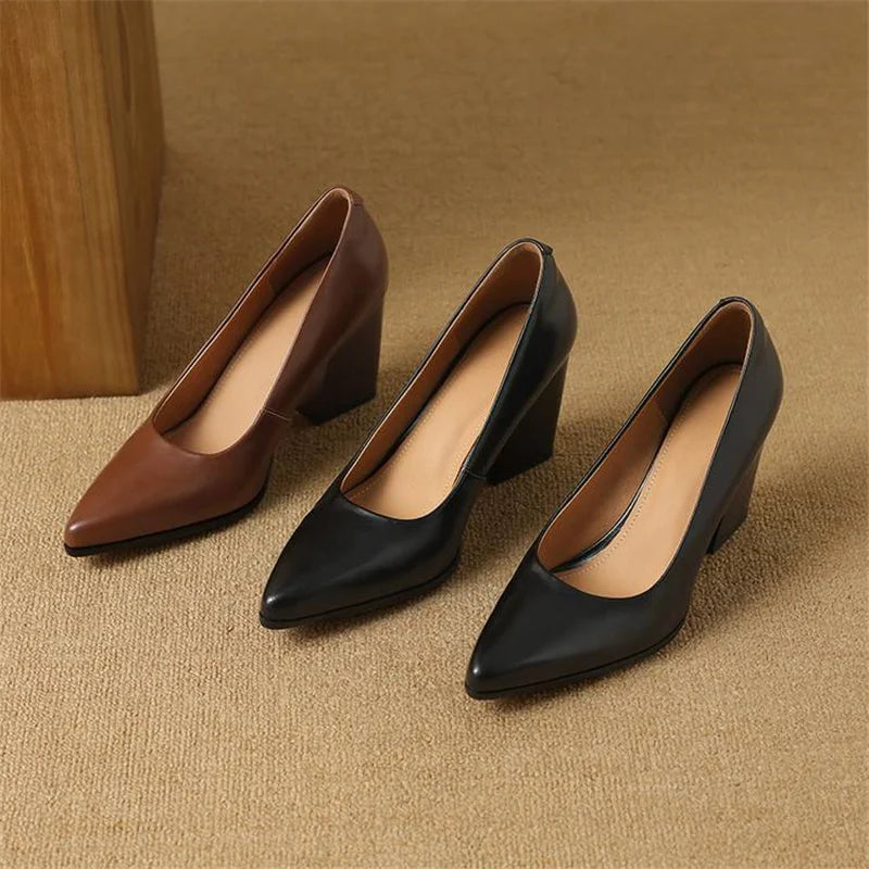 Zella | Leather-Look Heels