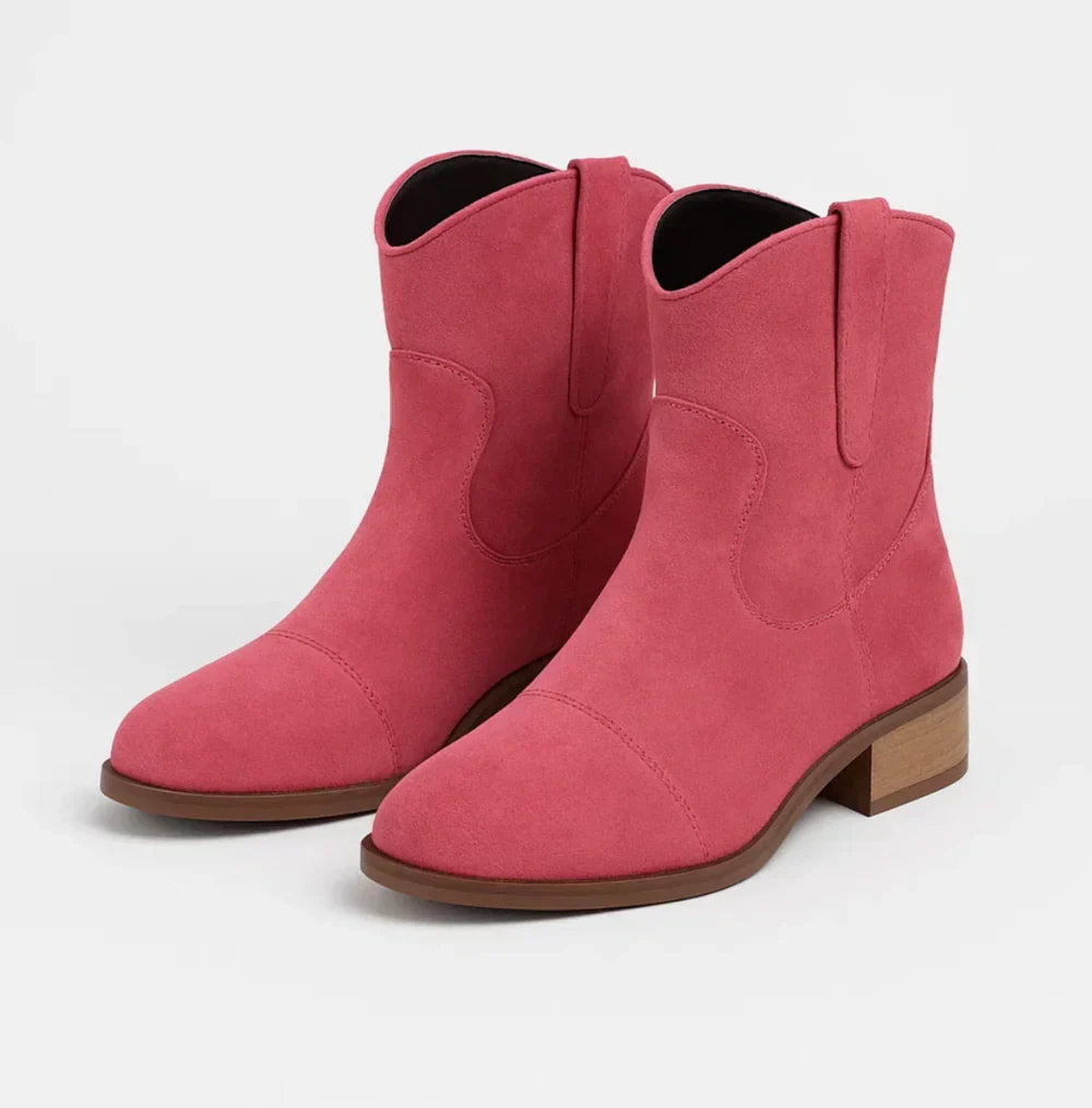 SUEDELLEA™ | WESTERN SUEDE BOOTS