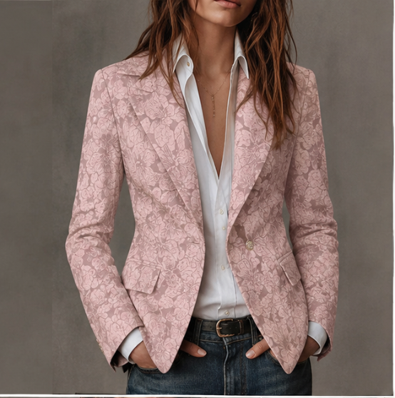 Stella | Fitted Jacquard Blazer