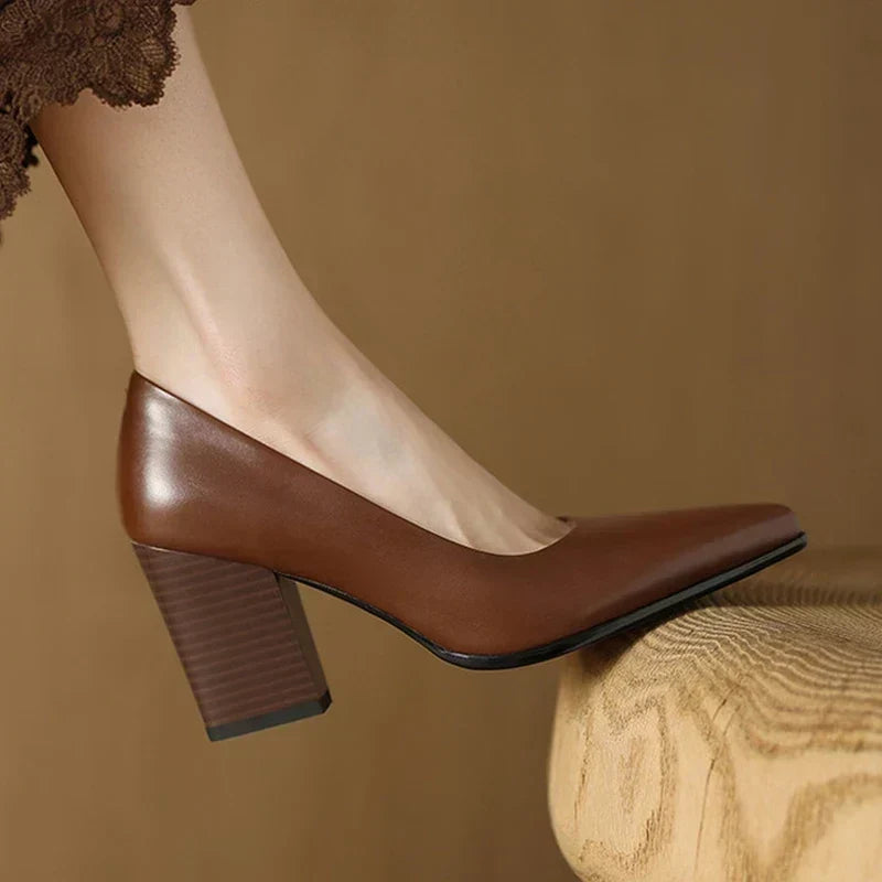 Zella | Leather-Look Heels