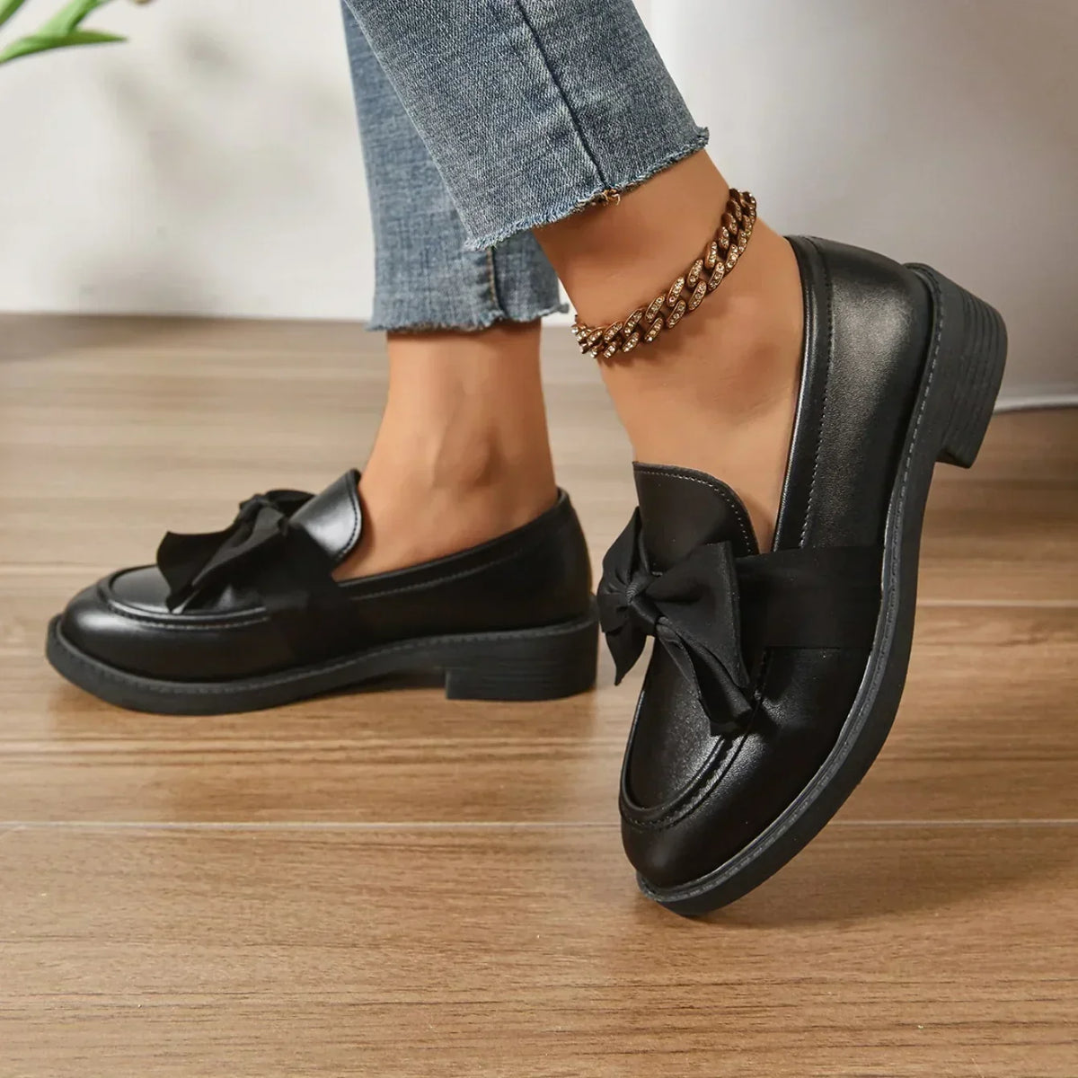 Kelis | Leather-Look Loafers