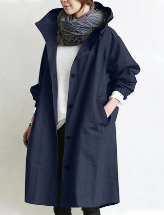 Arabella | Hooded Longline Trench Coat