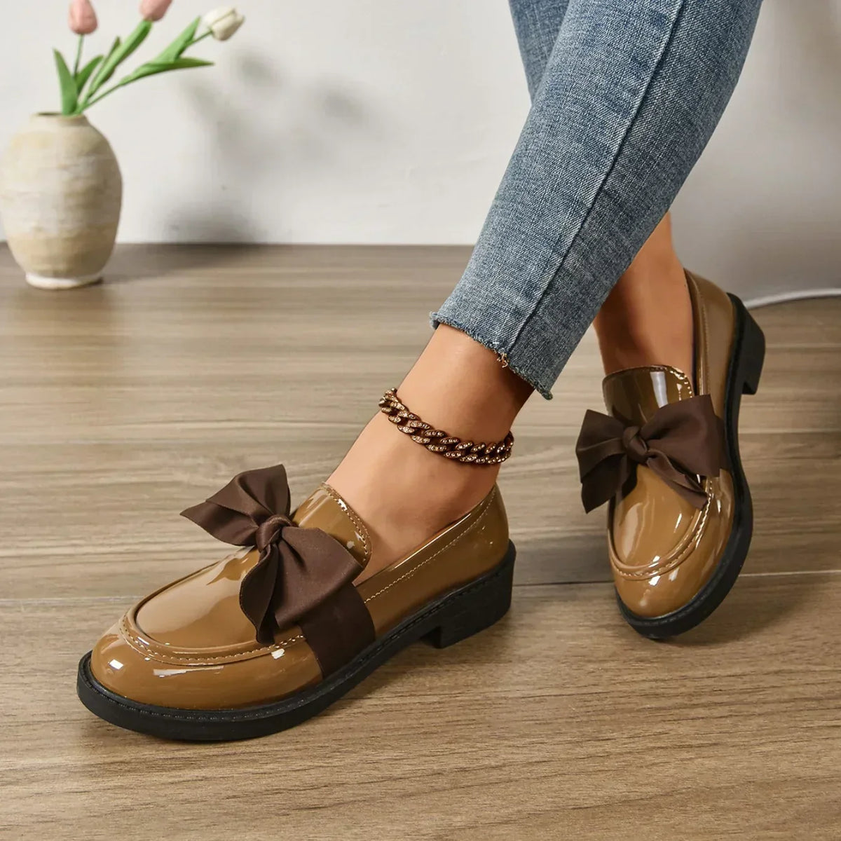 Kelis | Leather-Look Loafers