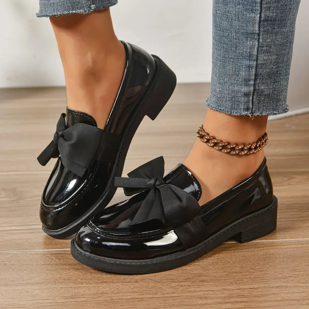 Kelis | Leather-Look Loafers