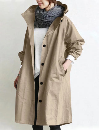 Arabella | Hooded Longline Trench Coat