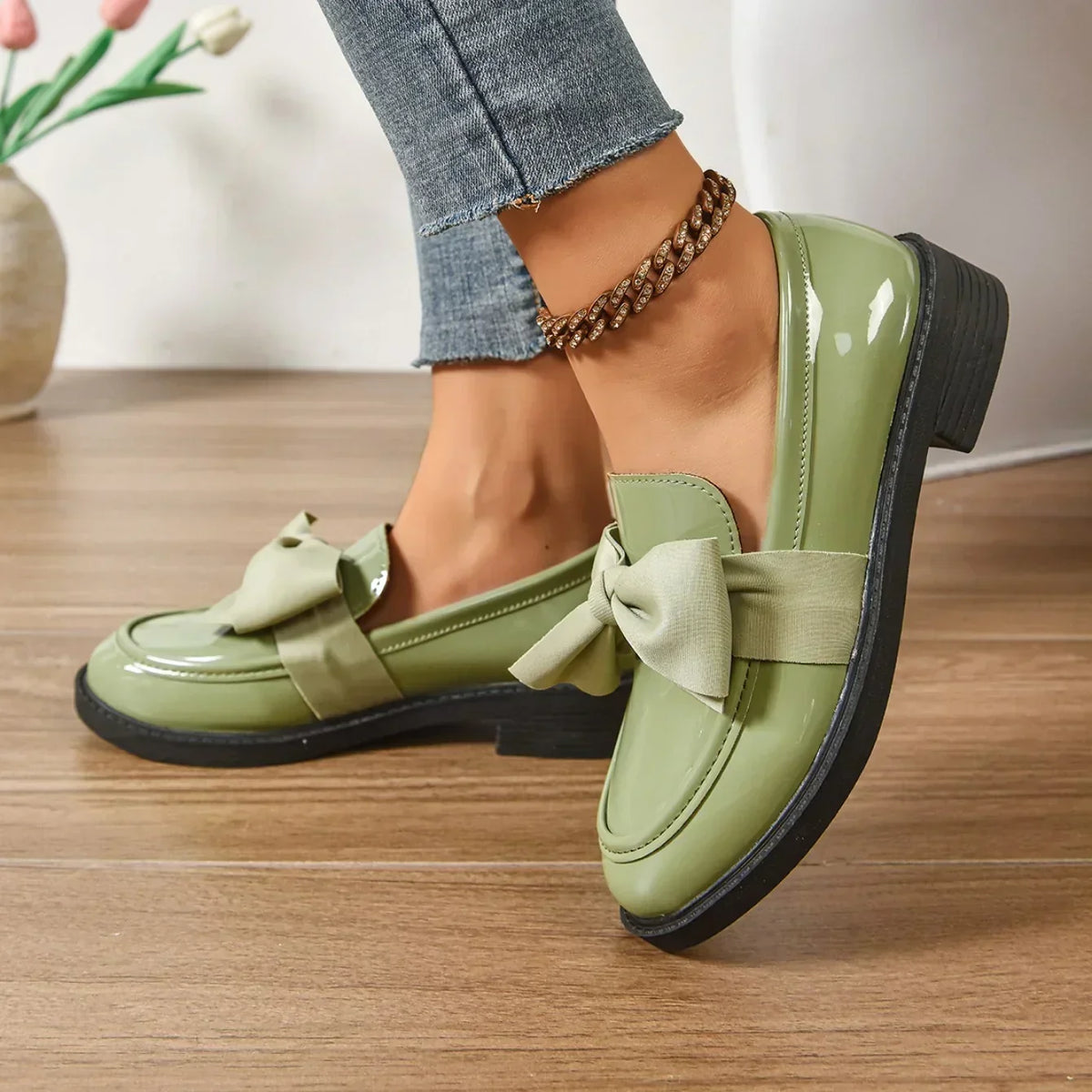 Kelis | Leather-Look Loafers