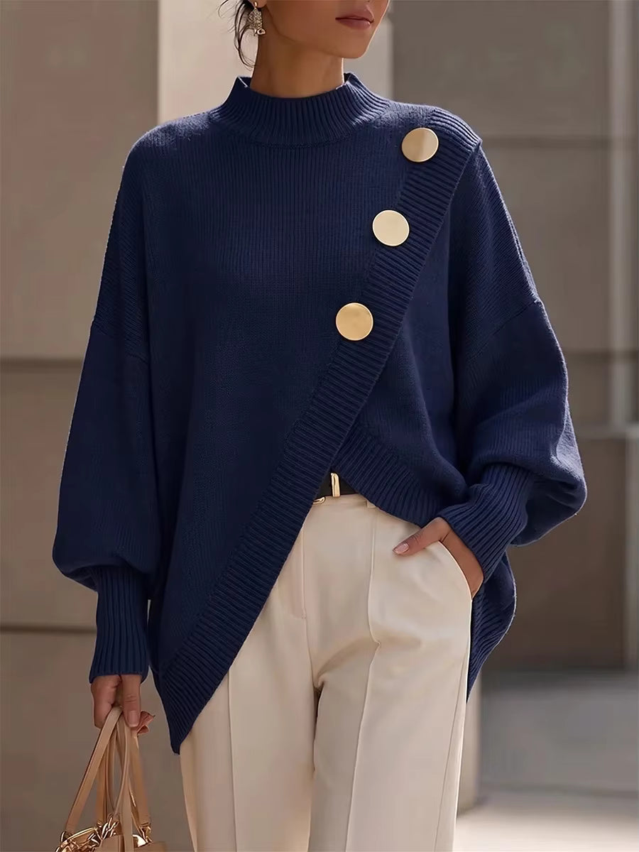 Amelia | Button-Detail Jumper