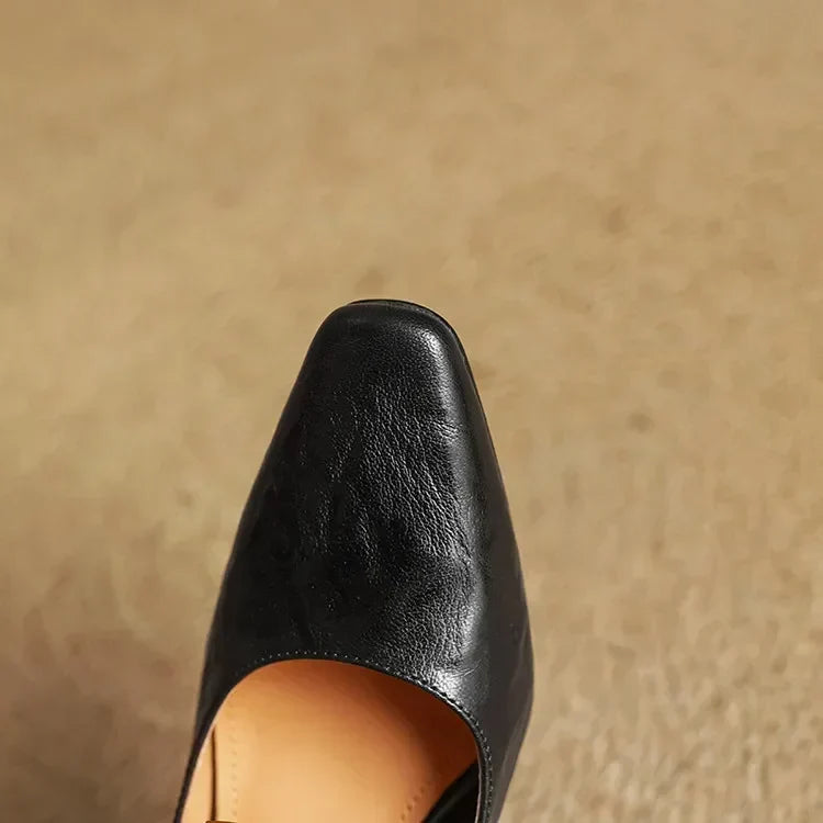 Maela | Leather-Look Heels