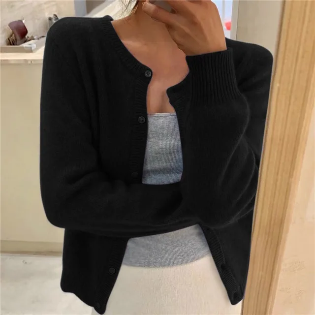 Melissa | Button-Front Cardigan