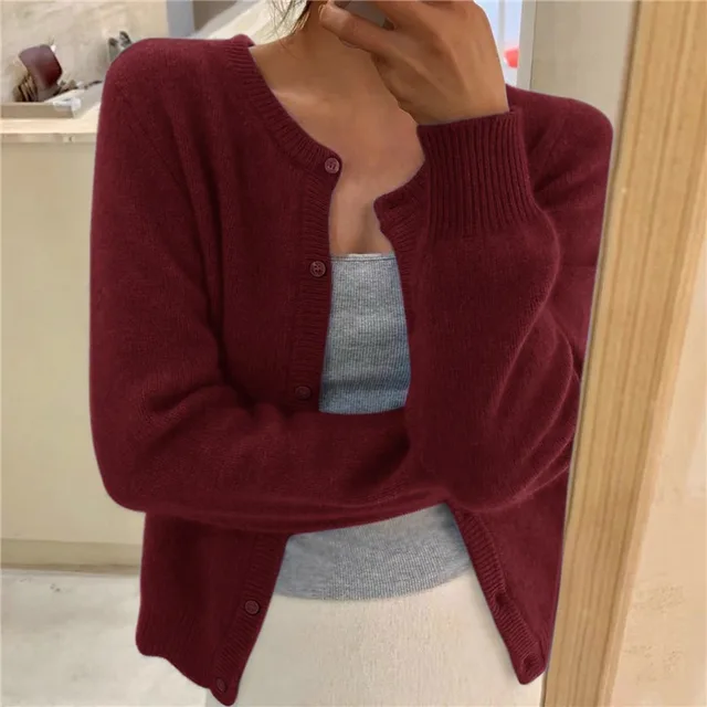 Melissa | Button-Front Cardigan