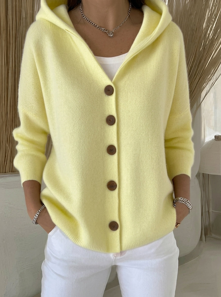 Susan | Hooded Knit Cardigan