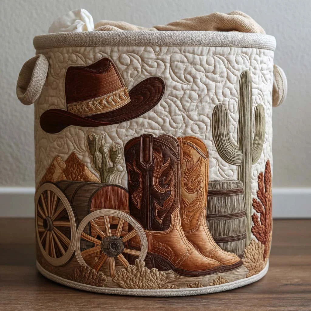 Dakota | Western Spirit Quilted Laundry Basket