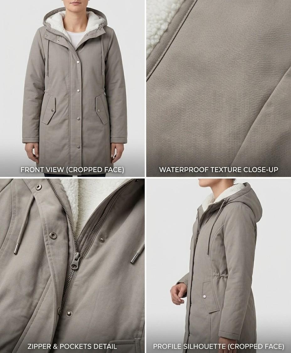 Elspeth | Hooded Weatherproof Longline Coat