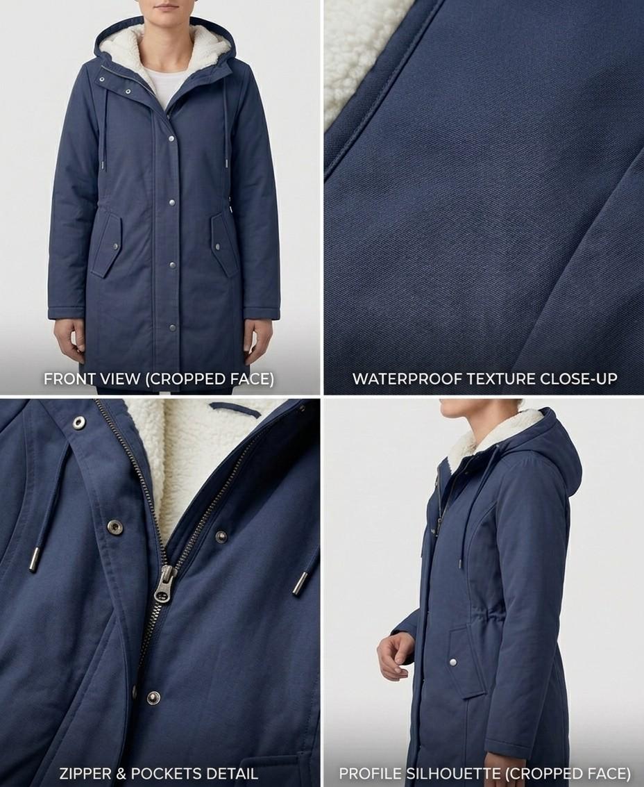 Elspeth | Hooded Weatherproof Longline Coat