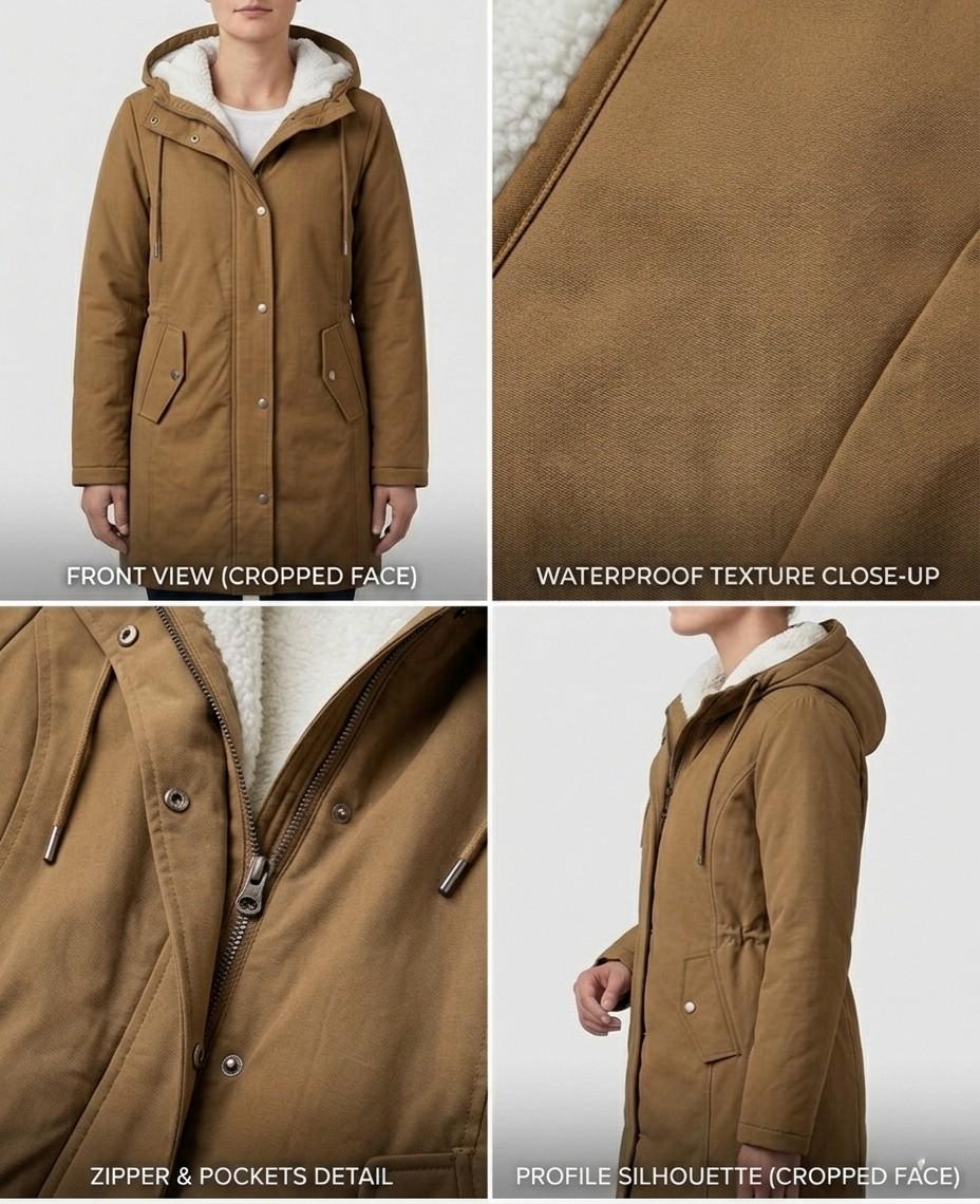 Maeve | Longline Hooded Coat with Pockets