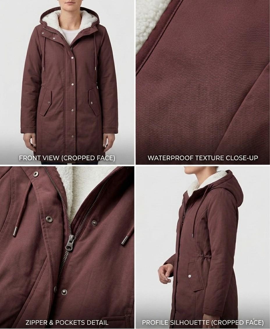 Elspeth | Hooded Weatherproof Longline Coat