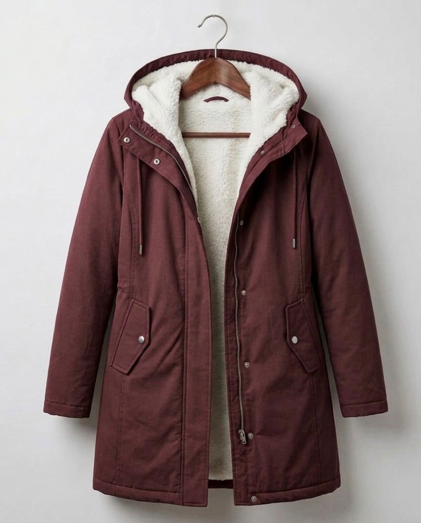 Maeve | Longline Hooded Coat with Pockets