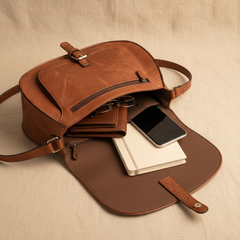 Evelyn | Saddle Shoulder Bag