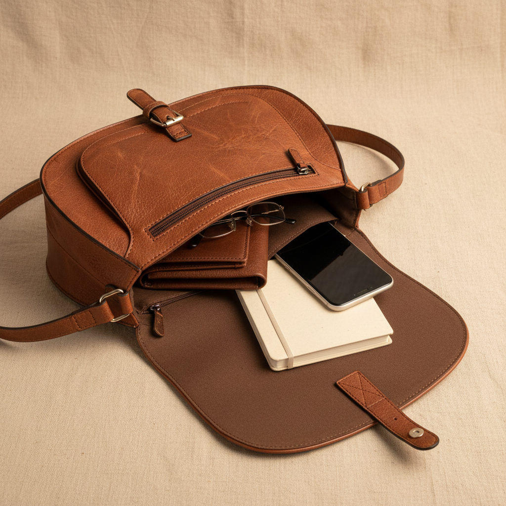 Evelyn | Saddle Shoulder Bag
