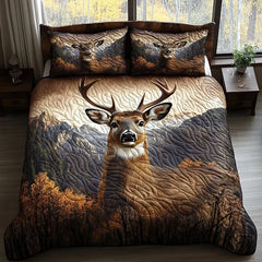 Wildlife Lodge | 3-Piece Quilted Bedding Set