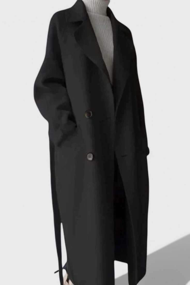 Cecile | Belted Wrap Coat