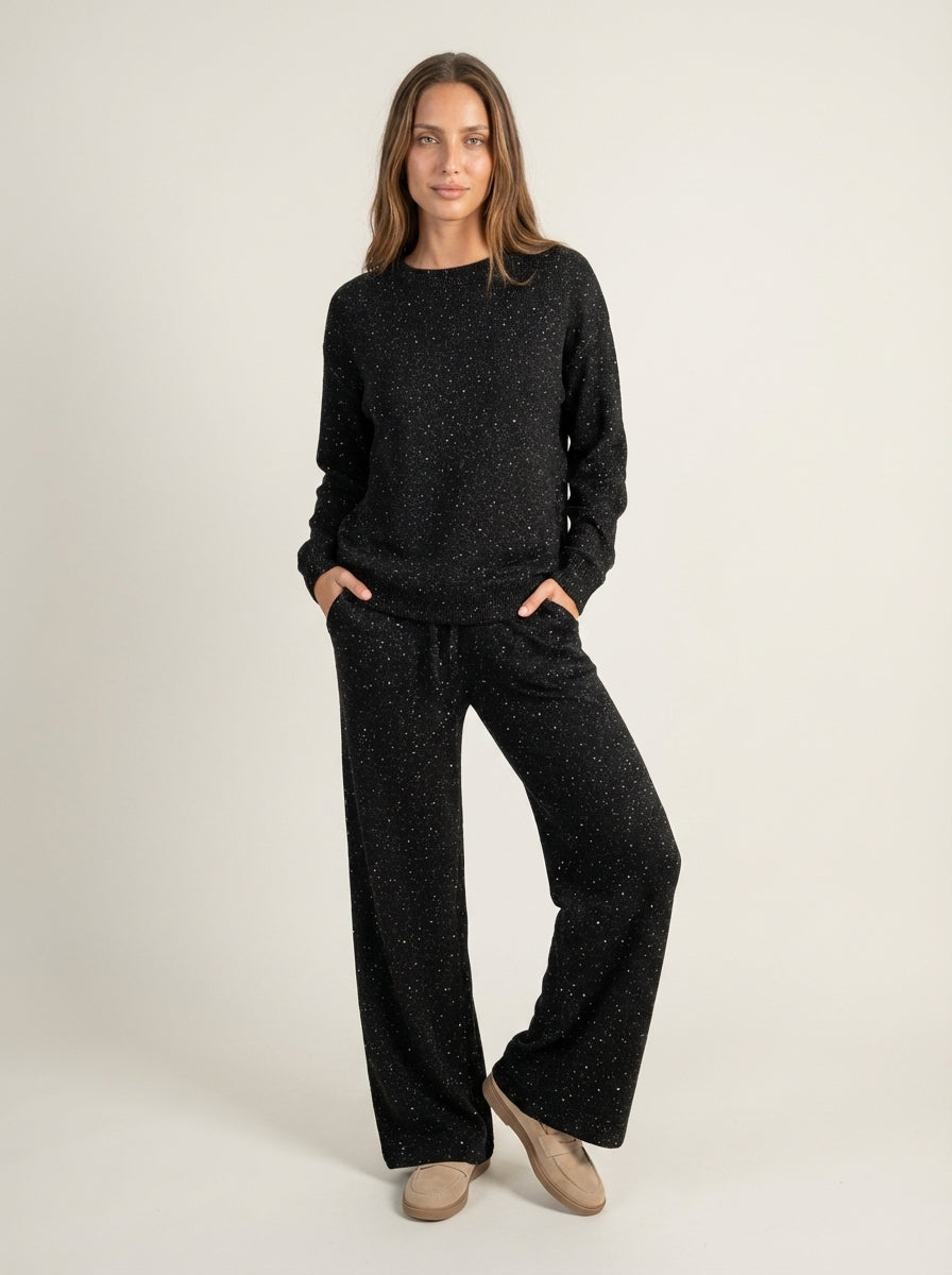 Lucia | Shimmer Jumper and Trousers Set
