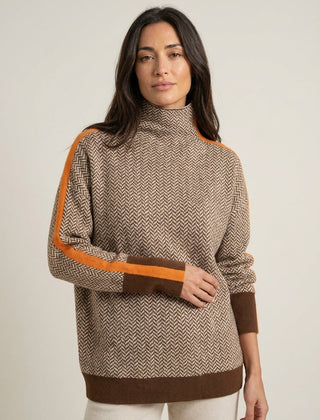 Martina | Striped High-Neck Jumper