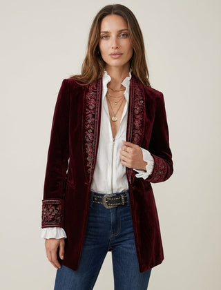 Nuria | Elegant Velvet Jacket