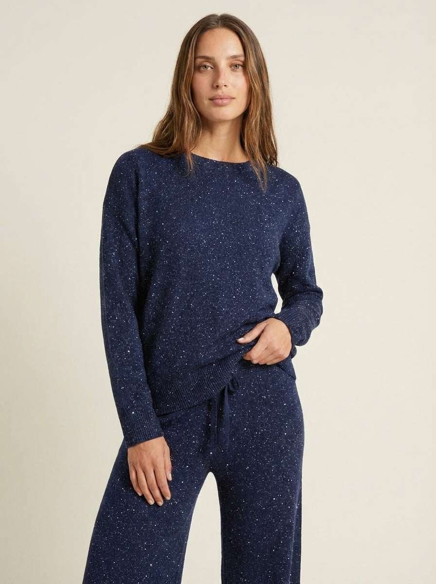 Lucia | Shimmer Jumper and Trousers Set