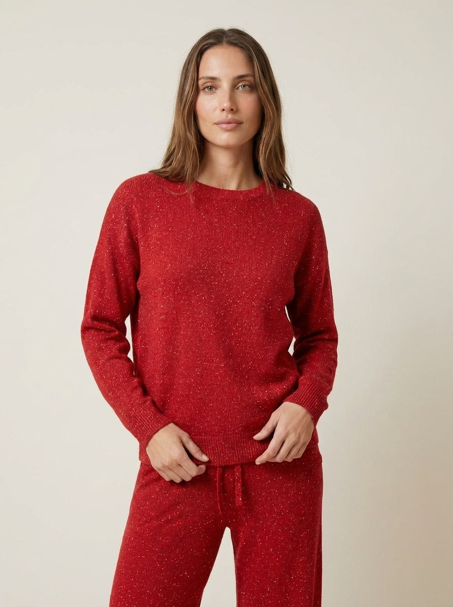 Lucia | Shimmer Jumper and Trousers Set