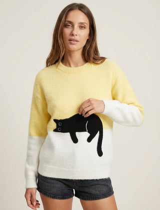 Luna | Cat Graphic Sweatshirt