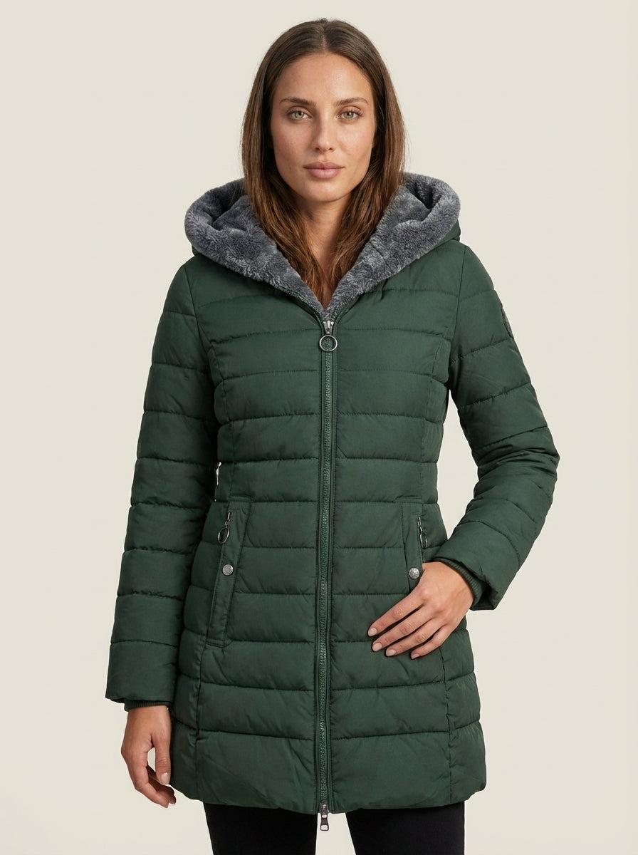 Olivia | Padded Hooded Winter Jacket