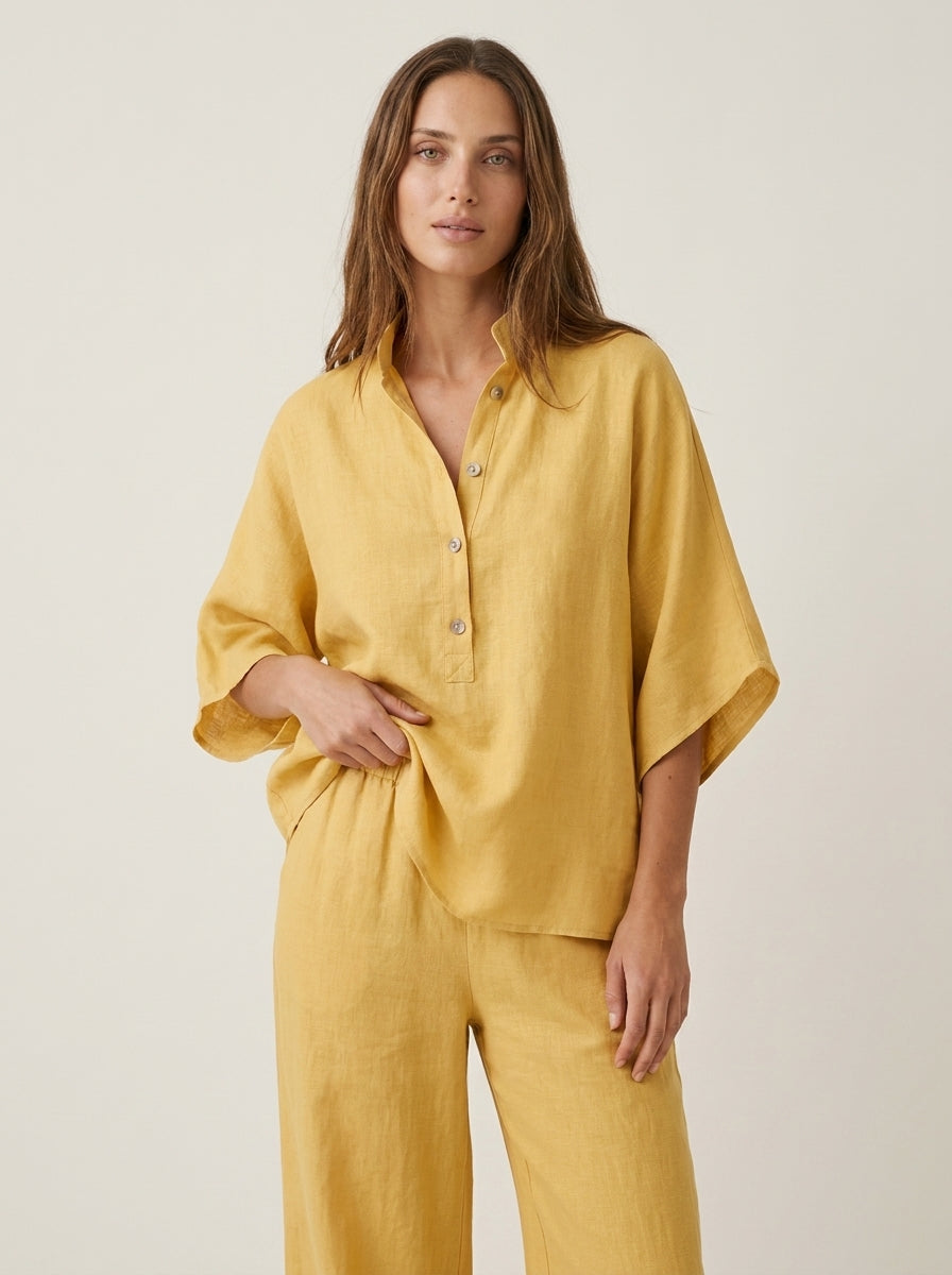Maribel | Batwing Top and Wide Trousers Set
