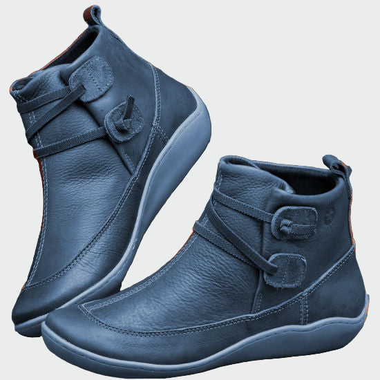 Cristiana | Leather-Look Ankle Boots
