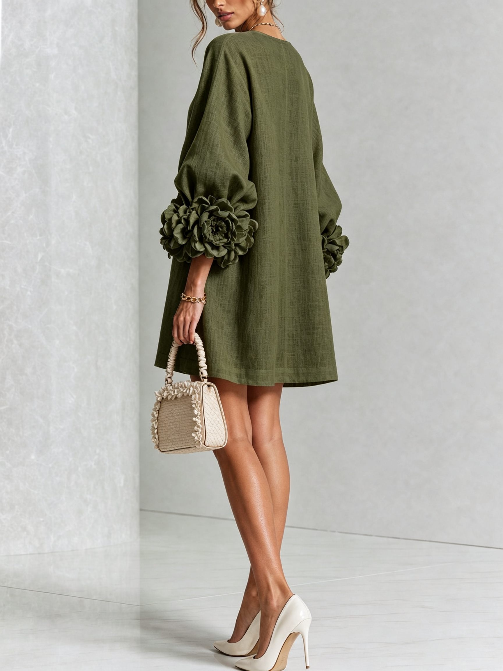 Zoe | Floral Button Mini Dress