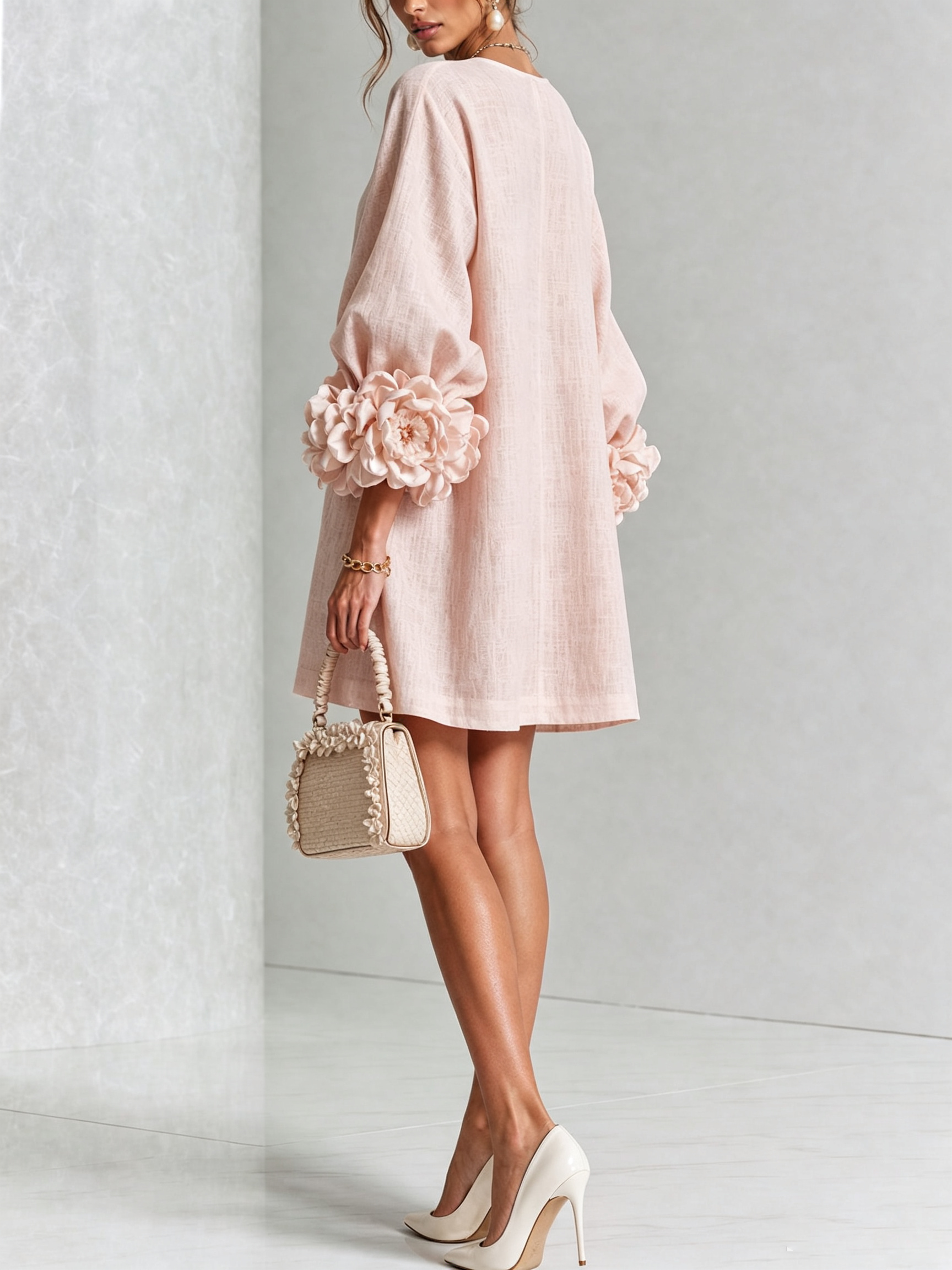 Zoe | Floral Button Mini Dress