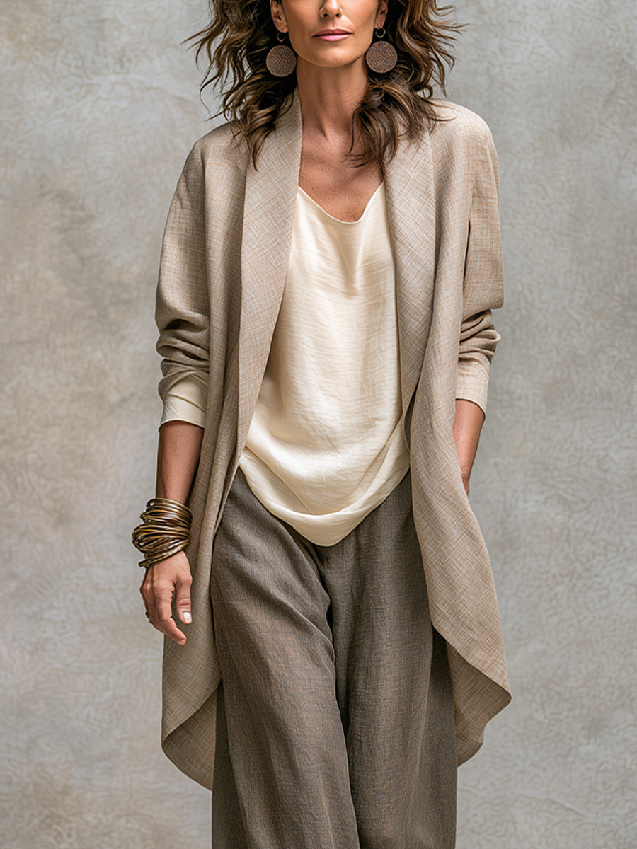 Costanza | Three-Piece Palazzo Trousers Set