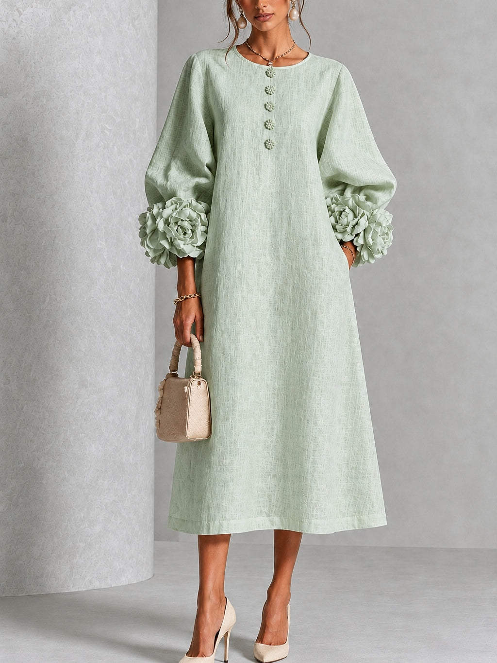 Serena | Elegant Midi Dress