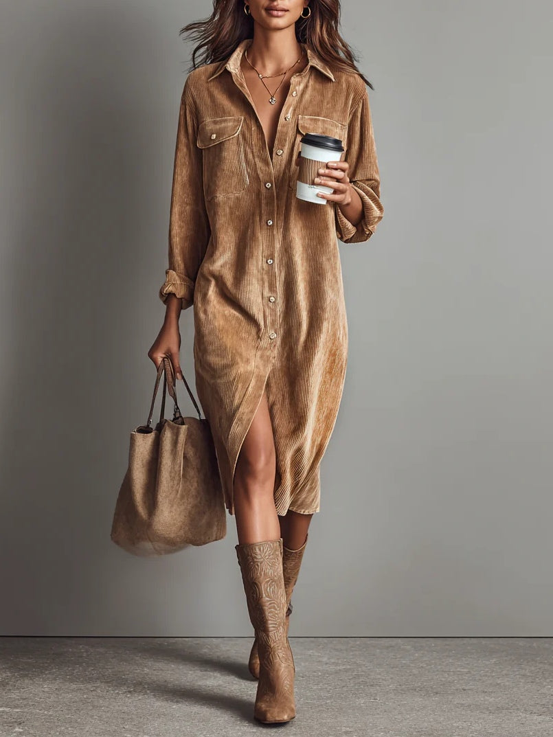 Averlina | Midi Dress with Pockets