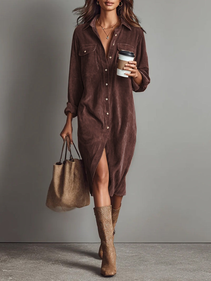 Averlina | Midi Dress with Pockets