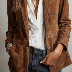 Marcella | Vintage Brown Blazer