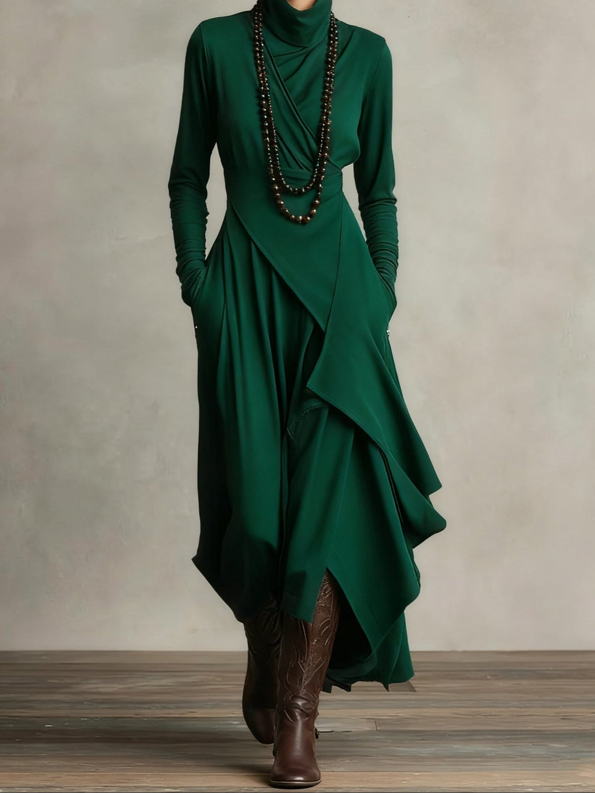 Arielle | Vintage Turtleneck Dress