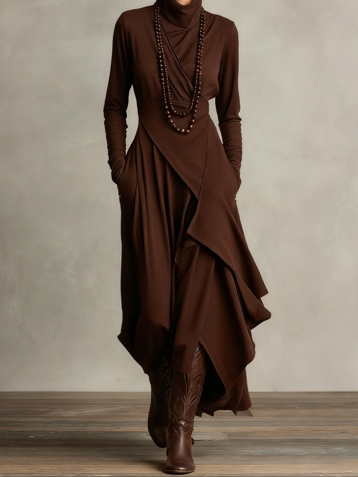 Arielle | Vintage Turtleneck Dress