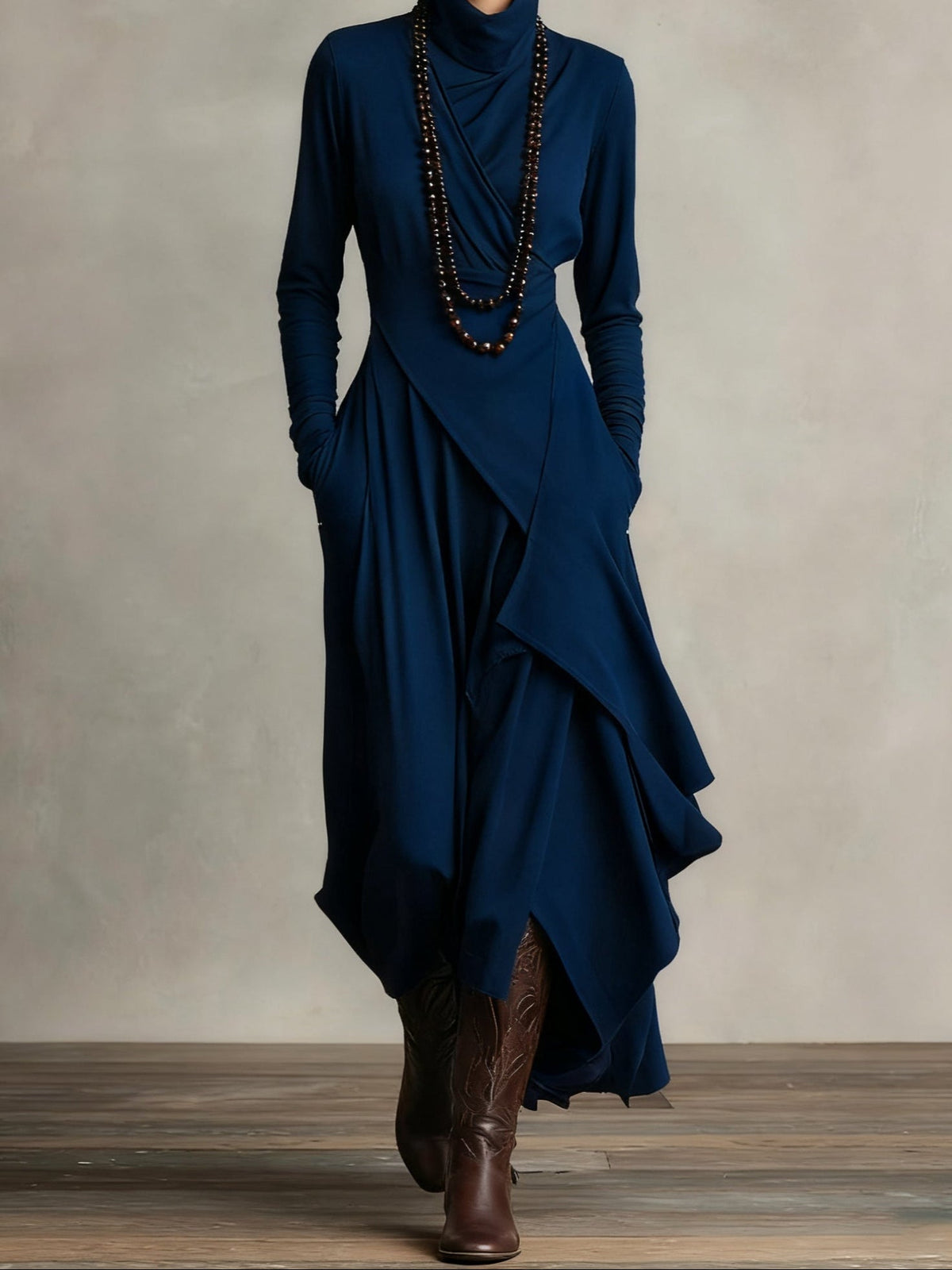 Arielle | Vintage Turtleneck Dress