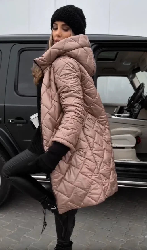 Anna | Quilted Hooded Winter Jacket