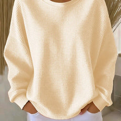 Nyla | Relaxed Waffle Jumper