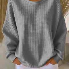 Nyla | Relaxed Waffle Jumper