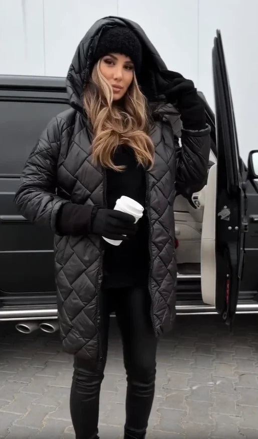 Anna | Quilted Hooded Winter Jacket