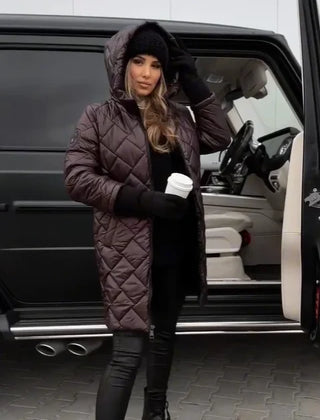 Anna | Quilted Hooded Winter Jacket