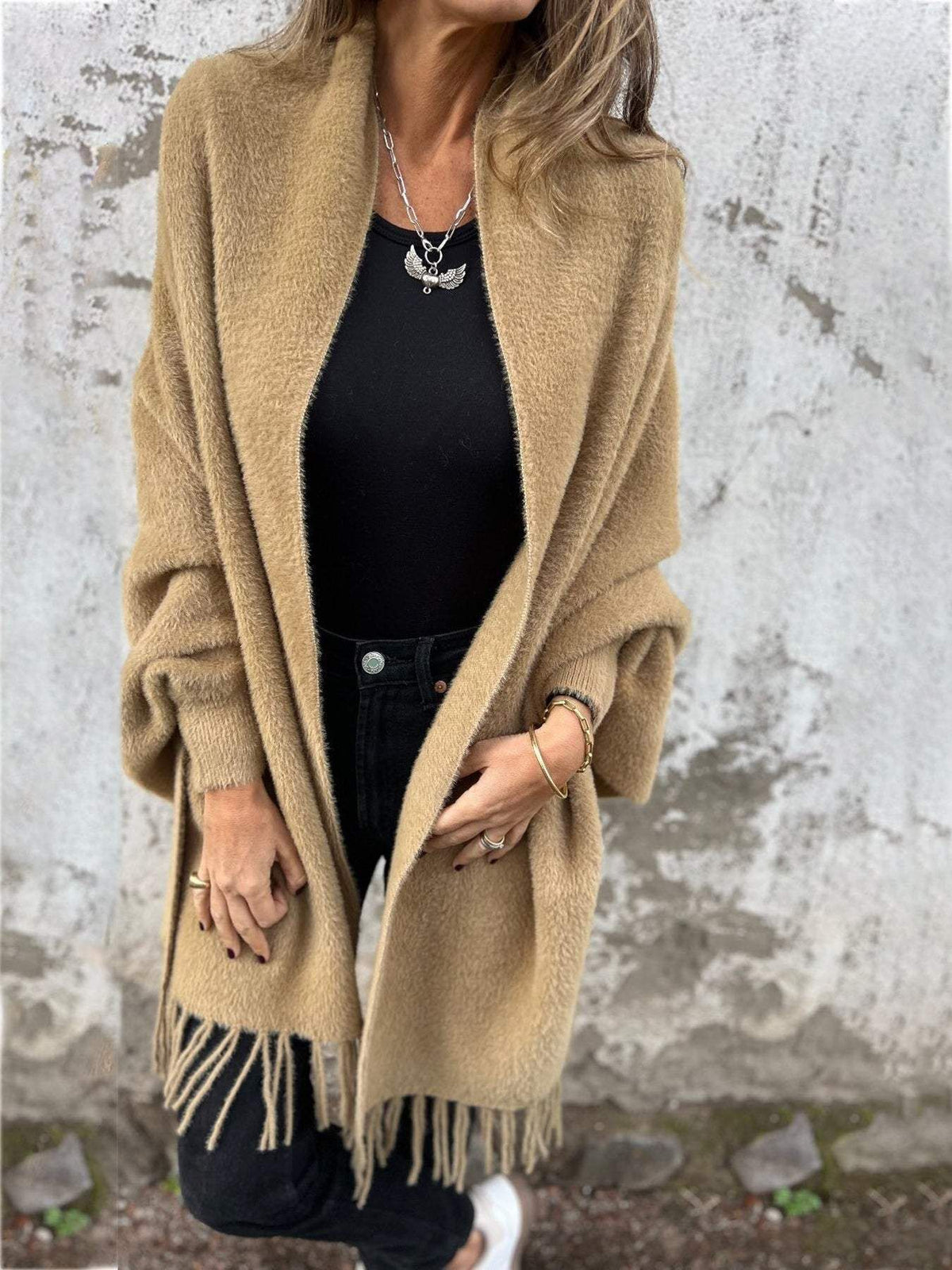 Susan | Elegant Sleeved Wrap